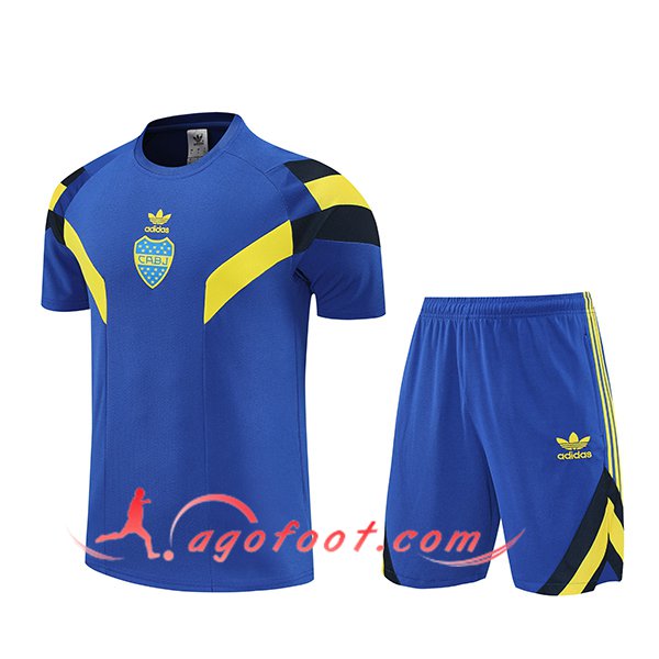 Ensemble Training T-Shirts Boca Juniors Bleu/Jaune/Noir 2025/2026