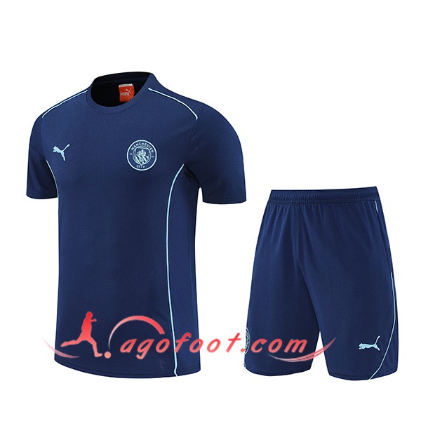 Ensemble Training T-Shirts Manchester City Bleu Royal 2025/2026