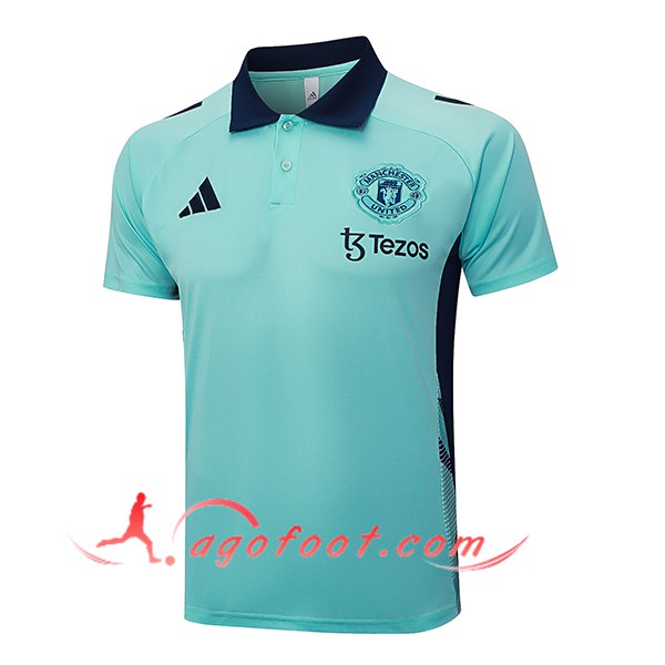 Polo Foot Manchester United Vert/Bleu 2025/2026