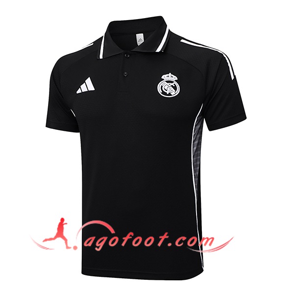 Polo Foot Real Madrid Noir 2025/2026 -02