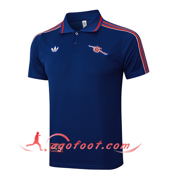 Polo Foot Arsenal Bleu/Rouge 2025/2026