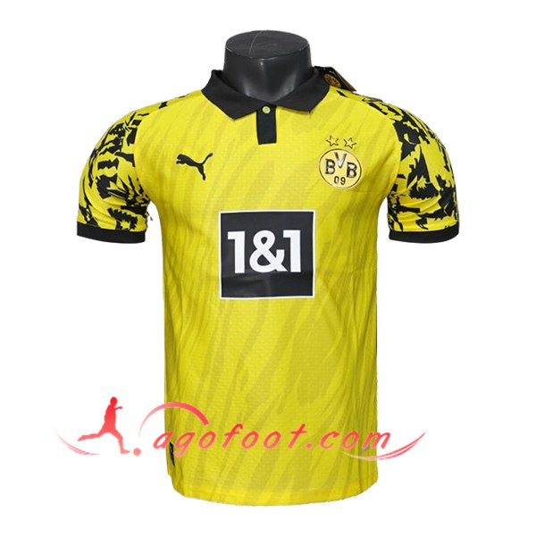 Polo Foot Dortmund Jaune/Noir 2025/2026