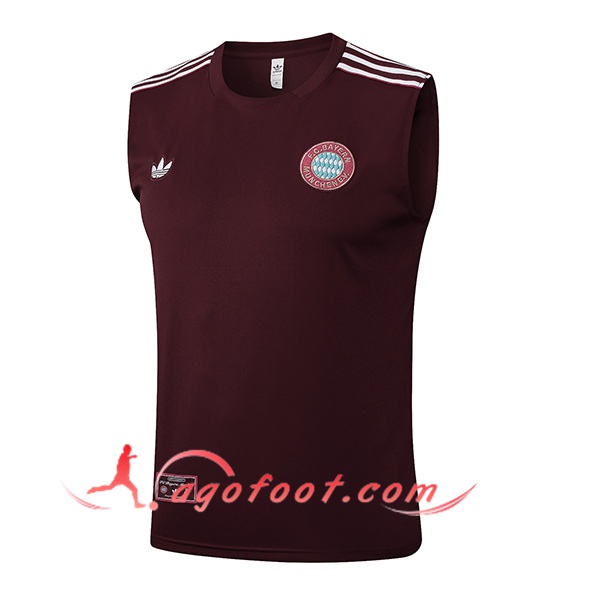 Training Debardeur Bayern Munich Brun/Blanc 2025/2026