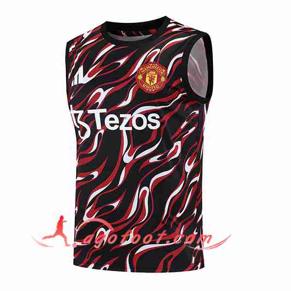 Training Debardeur Manchester United Rouge/Noir 2025/2026