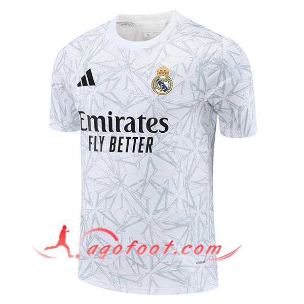 Training T-Shirts Real Madrid Blanc 2025/2026