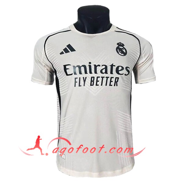 Training T-Shirts Real Madrid Blanc/Noir 2025/2026