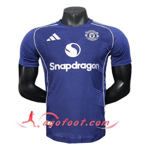 Training T-Shirts Manchester United Bleu Royal 2025/2026