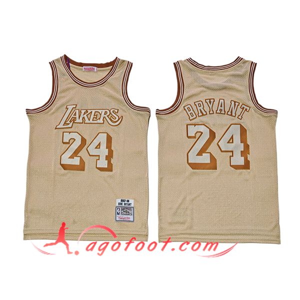 Maillot Los Angeles Lakers (BRYANT #24) 2025/26 Jaune/Orange