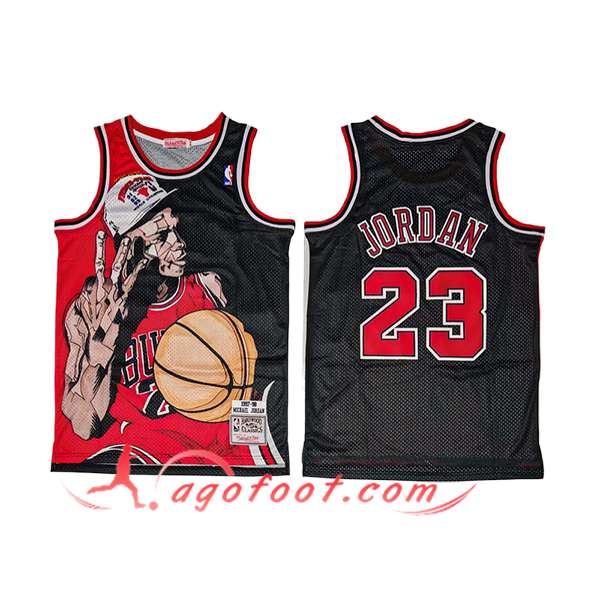 Maillot Chicago Bulls (JORDAN #23) 2025/26 Noir/Rouge