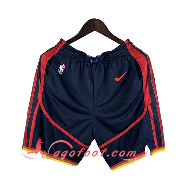 Shorts NBA Golden State Warriors 2025/26 Bleu/Rouge