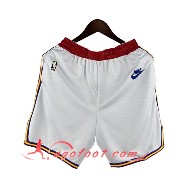 Shorts NBA Golden State Warriors 2025/26 Blanc