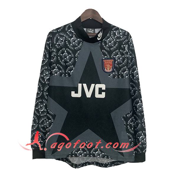 Maillot de Foot Arsenal Retro Gardien De But Gris 1994/1995