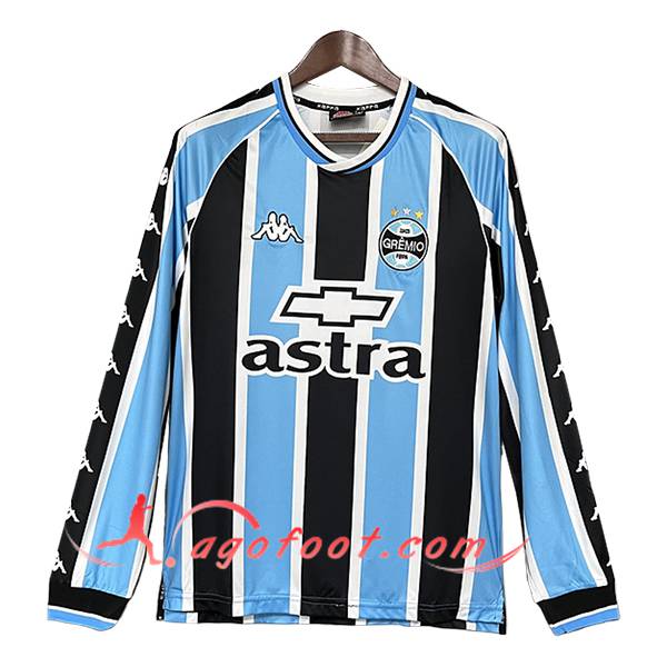 Maillot de Foot Gremio Retro Domicile Manches Longues 2000