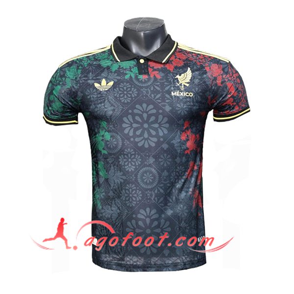 Maillot Equipe Foot Mexique Special Edition Noir/Vert 2025/2026