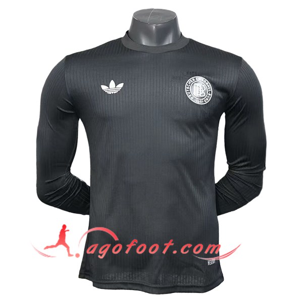 Maillot Equipe Foot Allemagne 125th Anniversary Manches Longues Noir 2025/2026