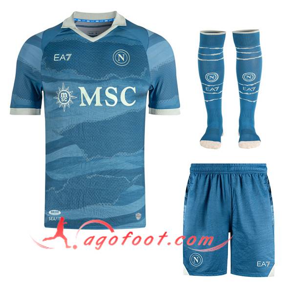 Ensemble Maillot SSC Naples Partenope Edition (Short + Chaussettes) 2024/2025