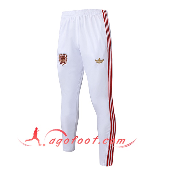 Pantalon Foot Bayern Munich Blanc/Rouge 2025/2026