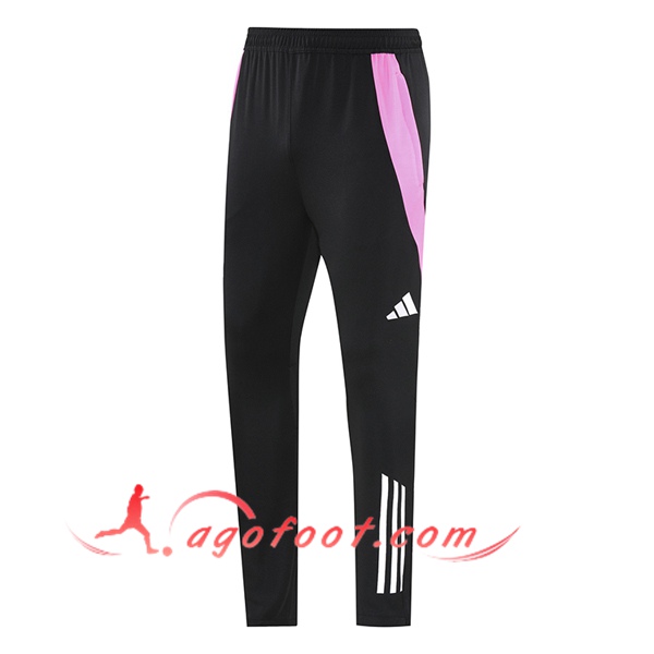 Pantalon Foot Adidas Noir/Rose 2025/2026