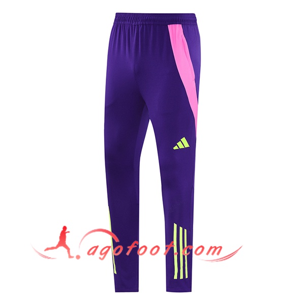 Pantalon Foot Adidas Pourpre/Rose/Vert 2025/2026