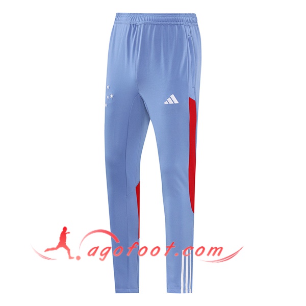 Pantalon Foot Cruzeiro Gris/Rouge 2025/2026
