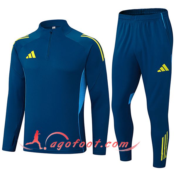 Ensemble Survetement de Foot Adidas Bleu Foncé 2025/2026