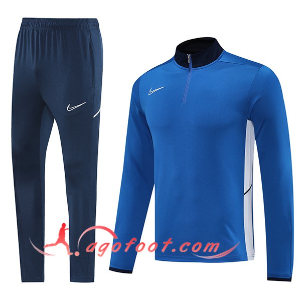 Ensemble Survetement de Foot Nike Bleu/Blanc 2025/2026