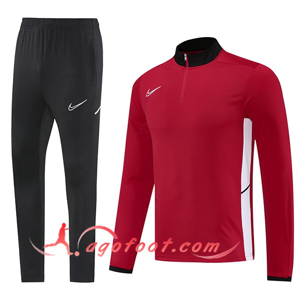 Ensemble Survetement de Foot Nike Rouge/Blanc/Noir 2025/2026