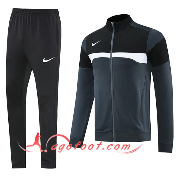 Ensemble Survetement de Foot Veste Foot Nike Gris Foncé 2025/2026