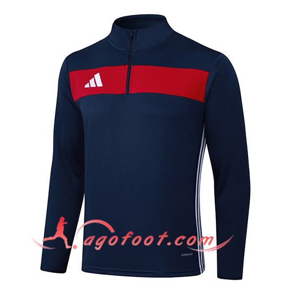 Sweatshirt Training Adidas Bleu/Rouge 2025/2026
