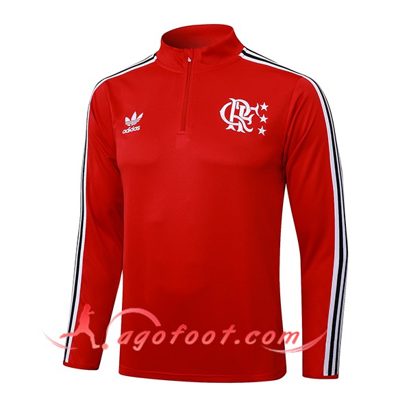 Sweatshirt Training Flamengo Rouge/Blanc/Noir 2025/2026