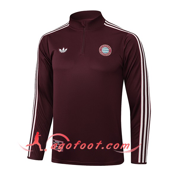 Sweatshirt Training Bayern Munich Brun/Blanc 2025/2026