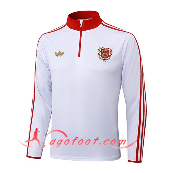 Sweatshirt Training Bayern Munich Blanc/Rouge 2025/2026