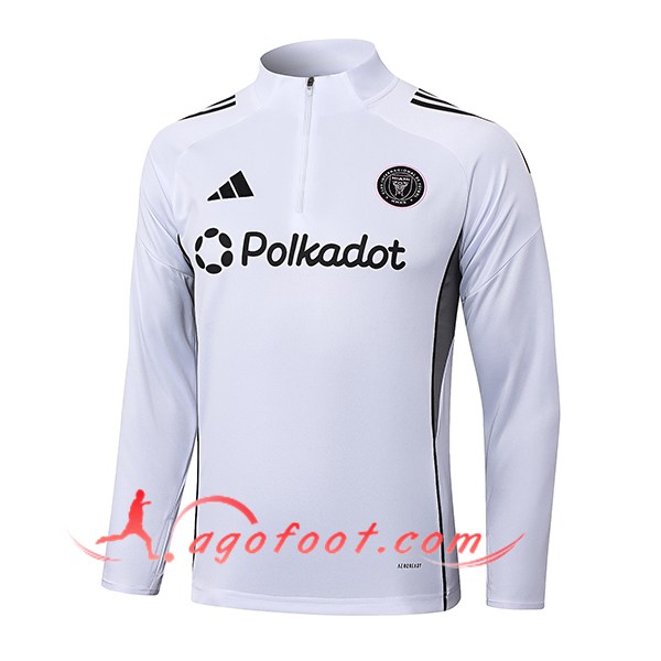 Sweatshirt Training Inter Miami CF Blanc/Gris 2025/2026