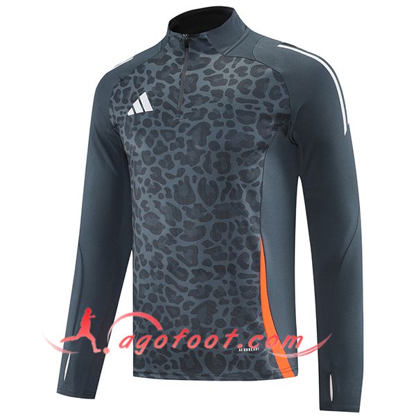 Sweatshirt Training Adidas Gris/Orange 2025/2026