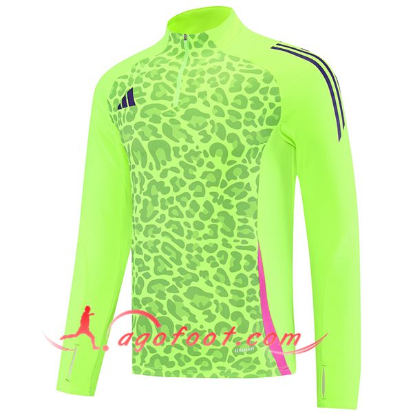 Sweatshirt Training Adidas Vert/Noir/Rose 2025/2026