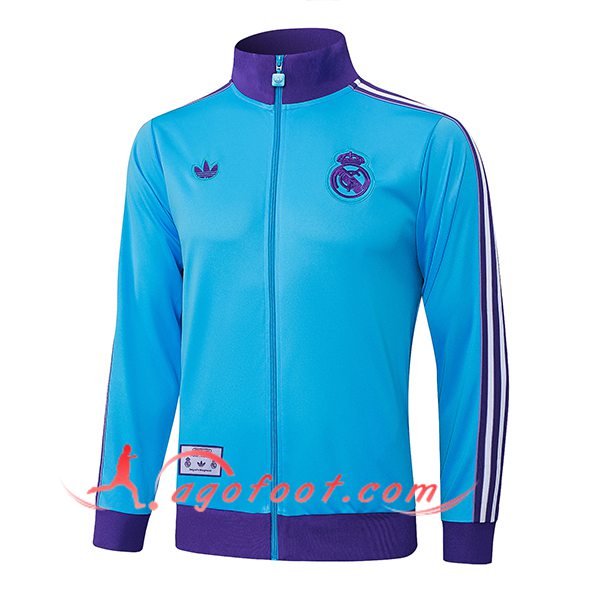 Veste Foot Real Madrid Bleu/Pourpre 2025/2026