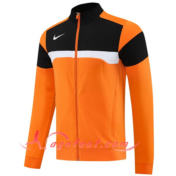 Veste Foot Nike Orange/Noir/Blanc 2025/2026