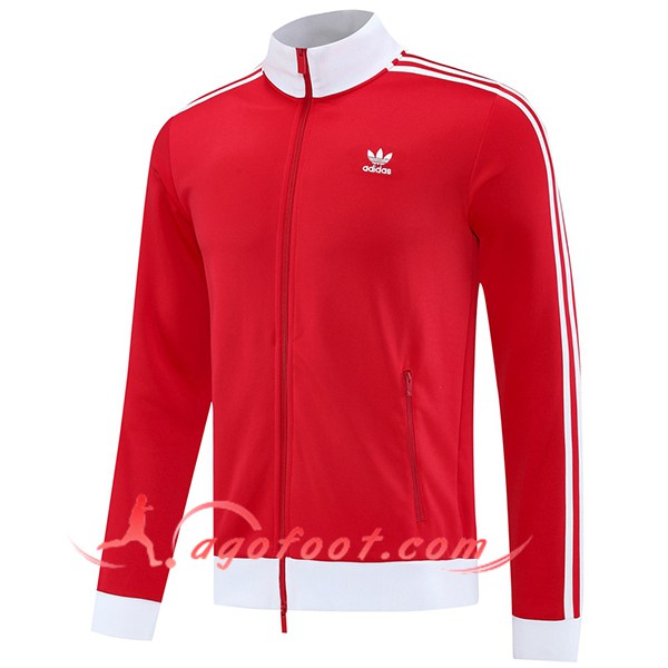 Veste Foot Adidas Rouge/Blanc 2025/2026