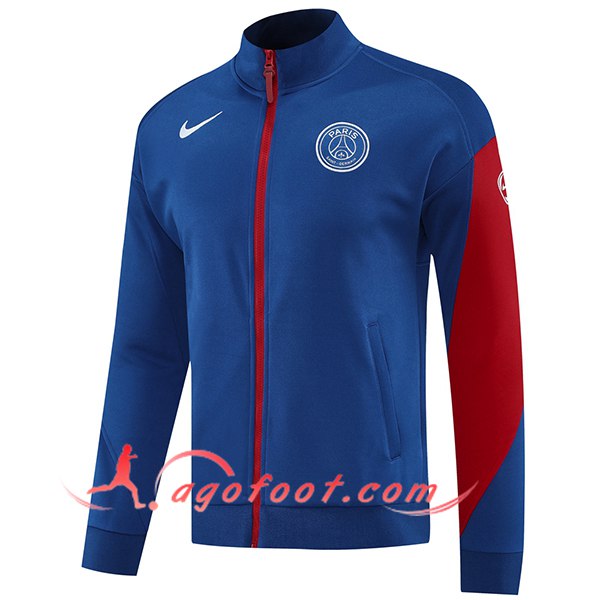 Veste Foot PSG Bleu/Rouge 2025/2026