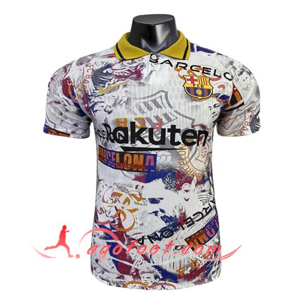 Maillot de Foot FC Barcelone Special Edition Blanc/Rouge 2025/2026