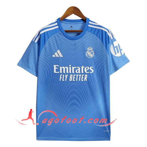 Maillot de Foot Real Madrid Gardien De But Bleu 2025/2026