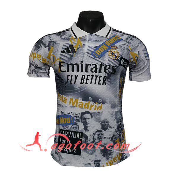 Maillot de Foot Real Madrid Special Edition Blanc/Noir 2025/2026