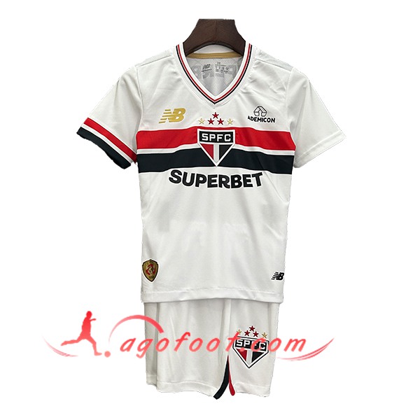 Maillot de Foot Sao Paulo FC Enfant Domicile 2025/2026