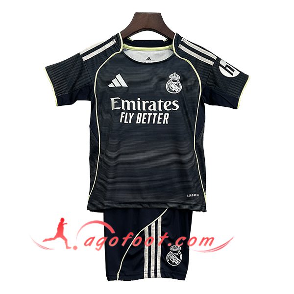 Maillot de Foot Real Madrid Enfant Exterieur 2025/2026