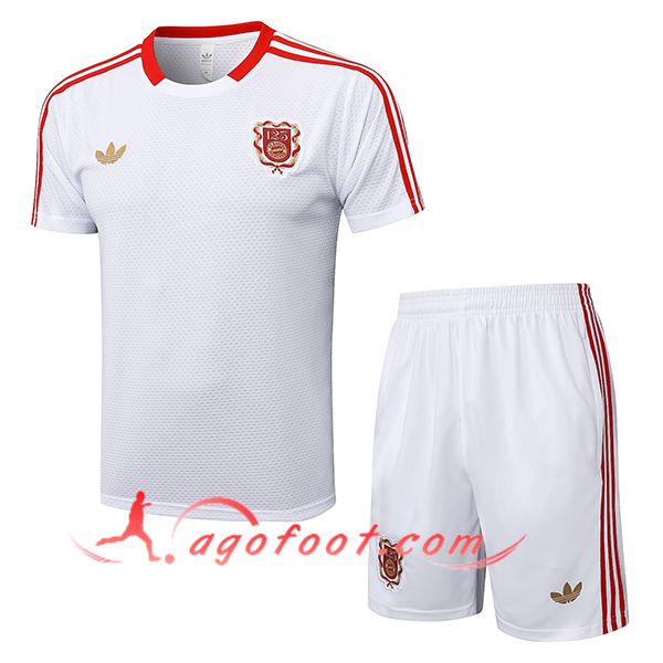 Ensemble Training T-Shirts Bayern Munich Blanc/Rouge 2025/2026