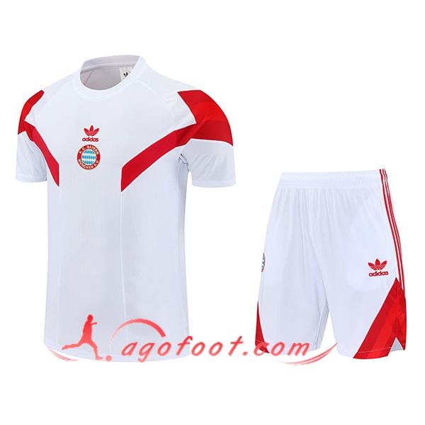 Ensemble Training T-Shirts Bayern Munich Blanc/Rouge 2025/2026 -02