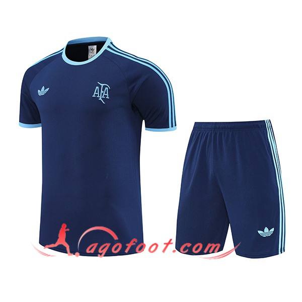 Ensemble Training T-Shirts Argentine Bleu 2025/2026