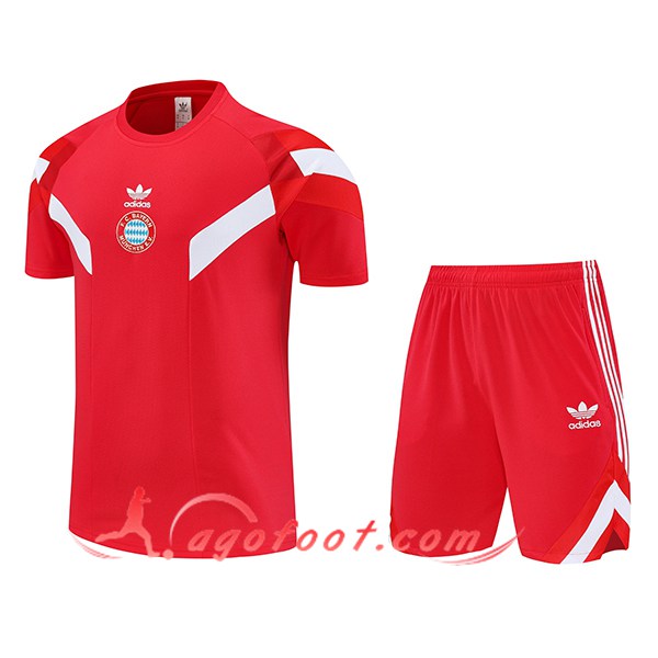 Ensemble Training T-Shirts Bayern Munich Rouge/Blanc 2025/2026 -02