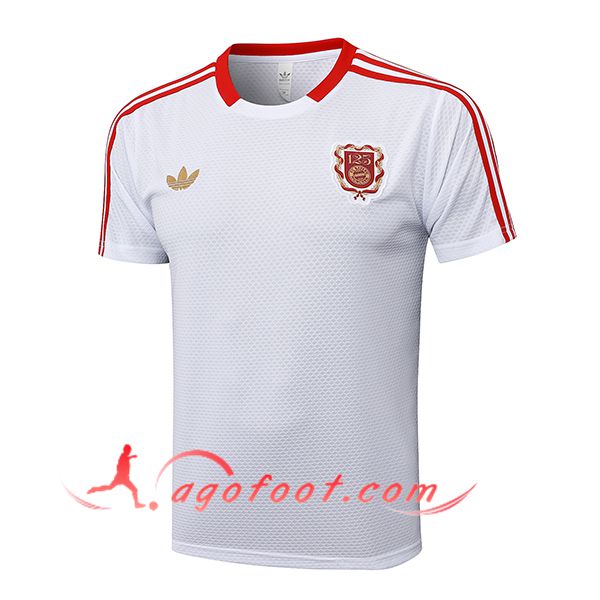 Training T-Shirts Bayern Munich Blanc/Rouge 2025/2026