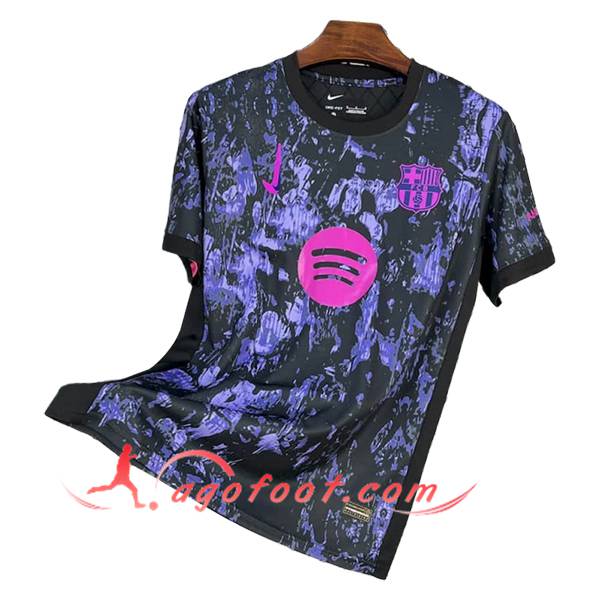 Training T-Shirts FC Barcelone Pourpre/Noir 2025/2026
